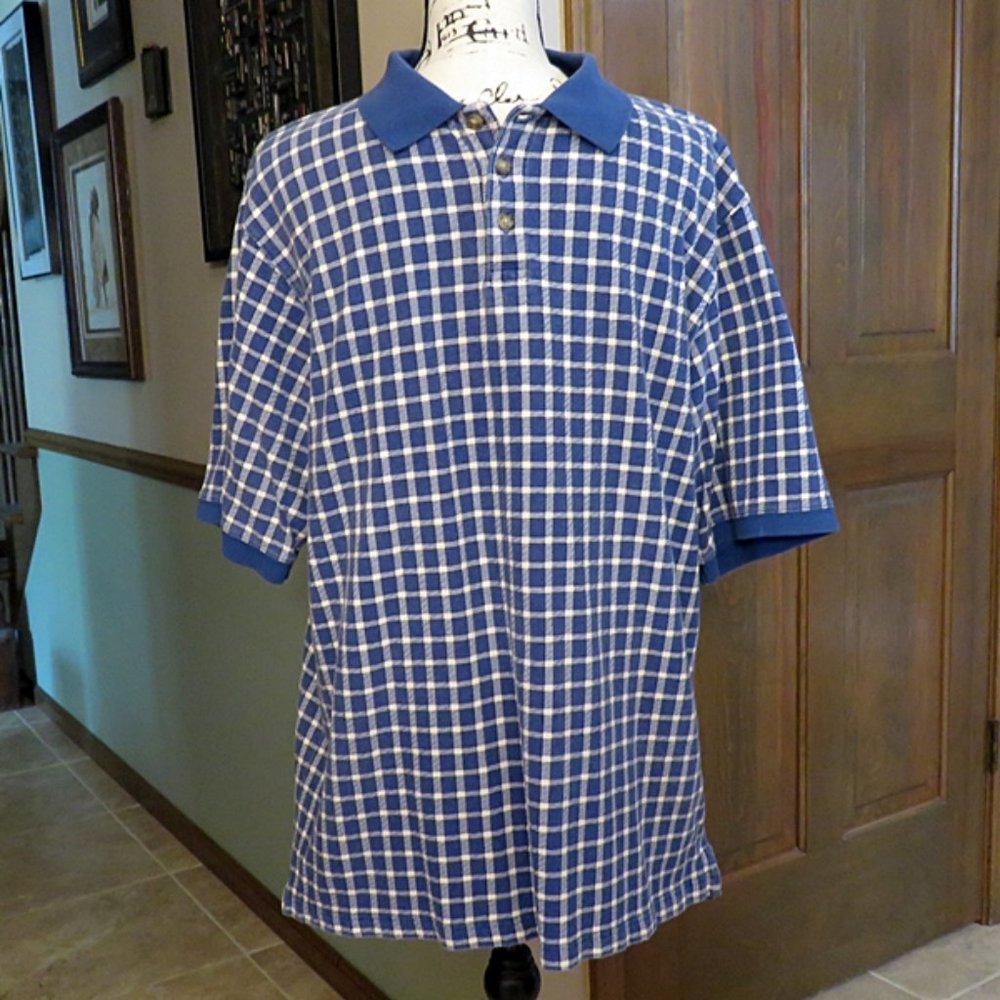 EDDIE BAUER Knit Polo Shirt - Size